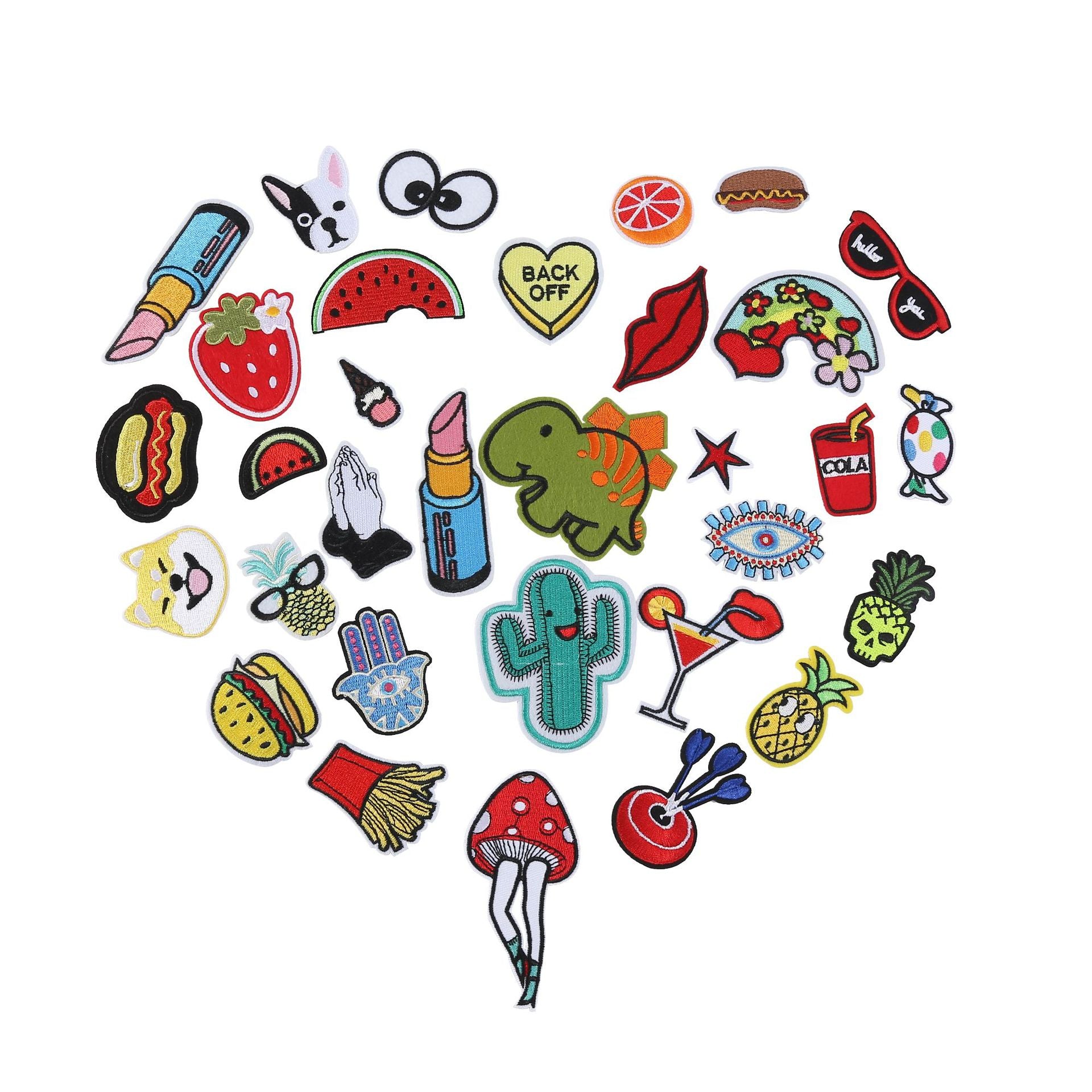 Wholesale Cartoon flower embroidery patch FS